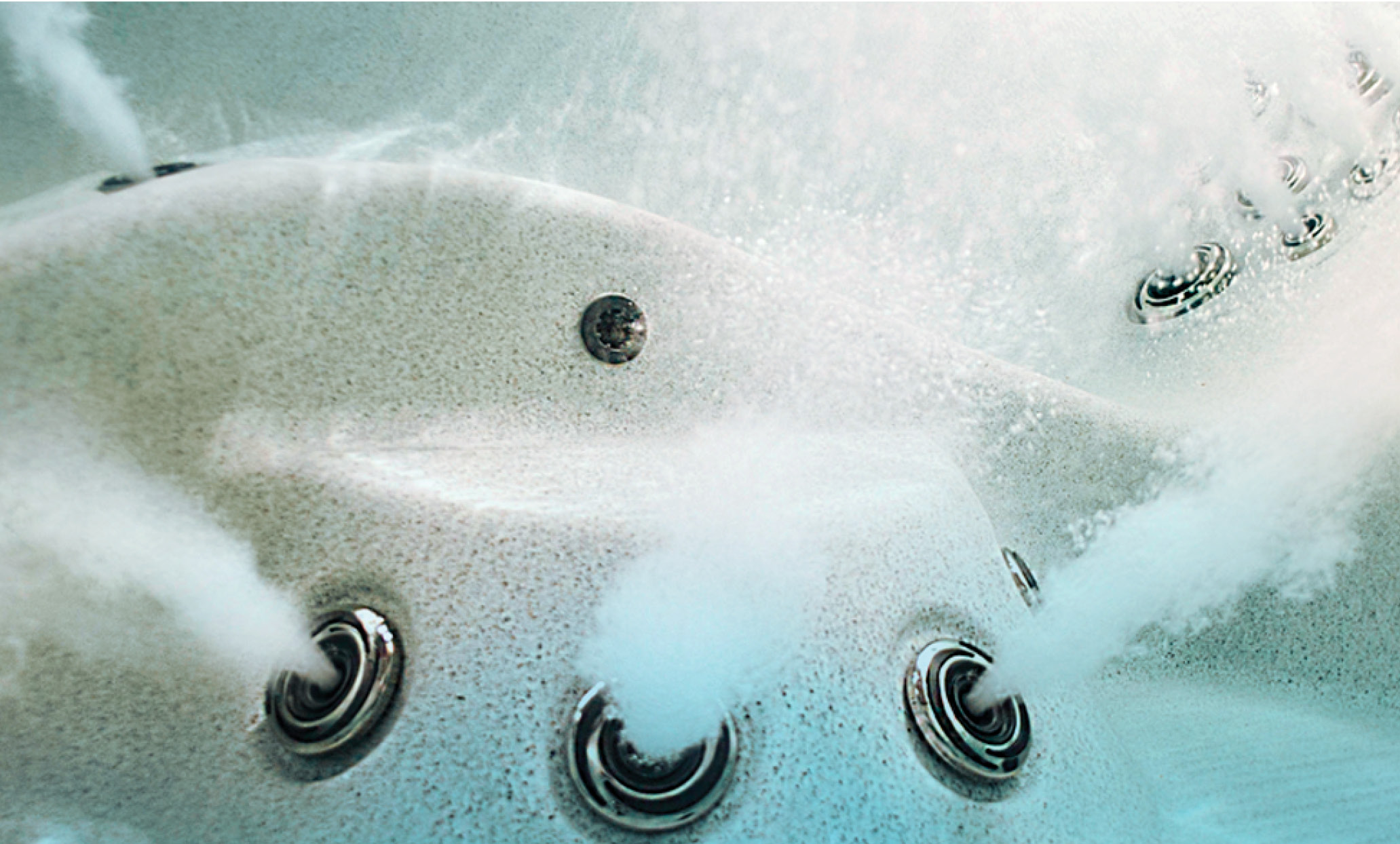 underwater image of the jets in a hot tub