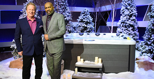 Master Spas gives away 5 hot tubs on the steve harvey show